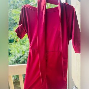 Maroon romper